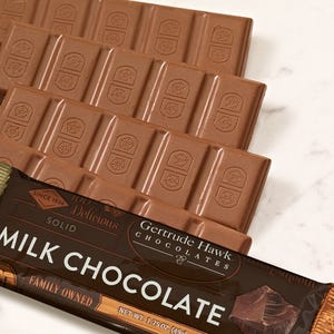Milk Chocolate Solid Candy Bars - 5 Pack